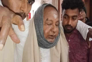 Ex-PM HD Deve Gowda Offers Prayers At Baidyanath Dham In Deoghar