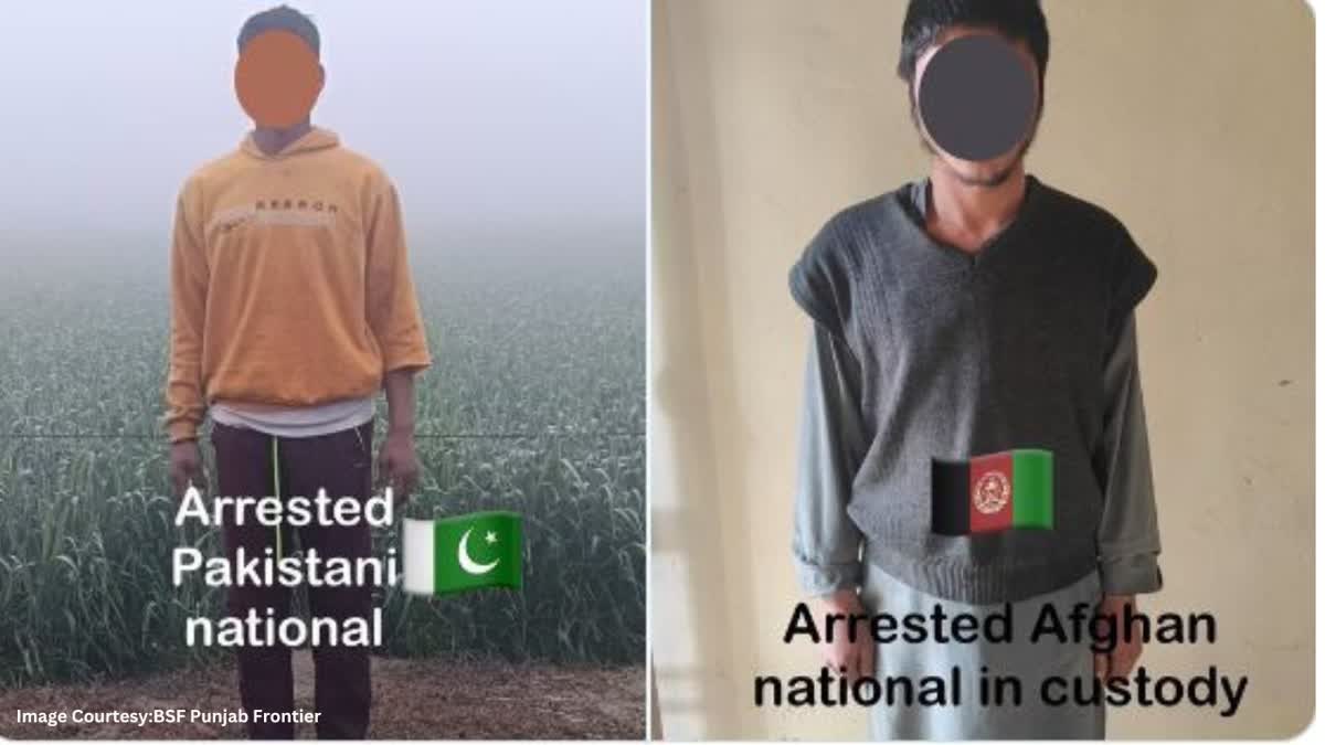 BSF Caught Pakistani and afghanistani