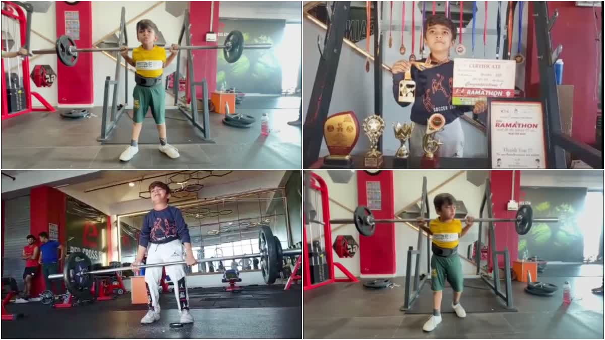 6 Years Old Powerlifter In Surat