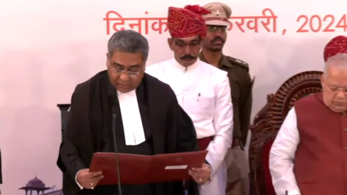 Justice MM Shrivastava took oath as chief justice