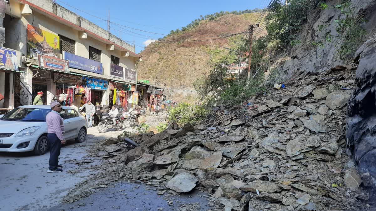 Debris Fallen in Rudraprayag