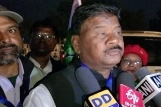 Congress leader Bandhu Tirkey targets BJP in Khunti