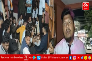 ABVP protest in Karimganj