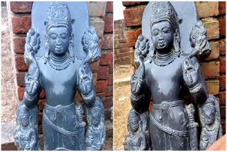 जमुई में भगवान विष्णु की मूर्ति