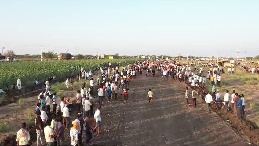 JADA RUNNING COMPETITION IN DHARWAD AS PART OF THE MURUGHAMATH JATRA