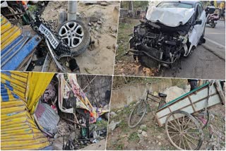 RISHIKESH CAR HIT RICKSHAW