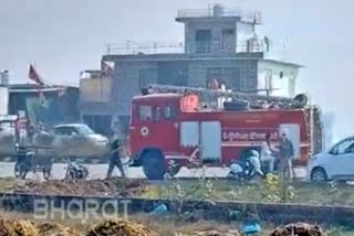 Fire breaks out at illegal firecracker factory in Tarn Taran punjab