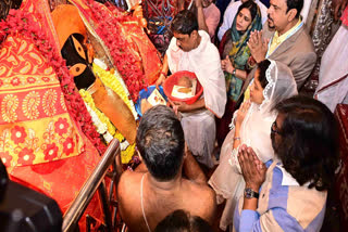 CM HEMANT SOREN IN KALI TEMPLE