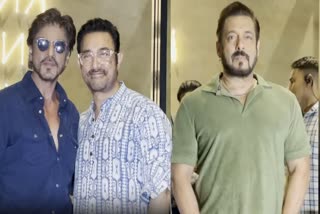 shah rukh khan salman khan aamir khan shine at loveyapa screening but trio misses reunion