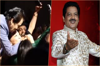 Udit Narayan's new kissing video