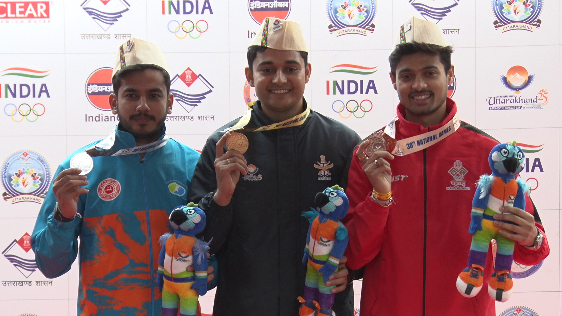 Neeraj Kumar of Services won Gold Medal in Shooting