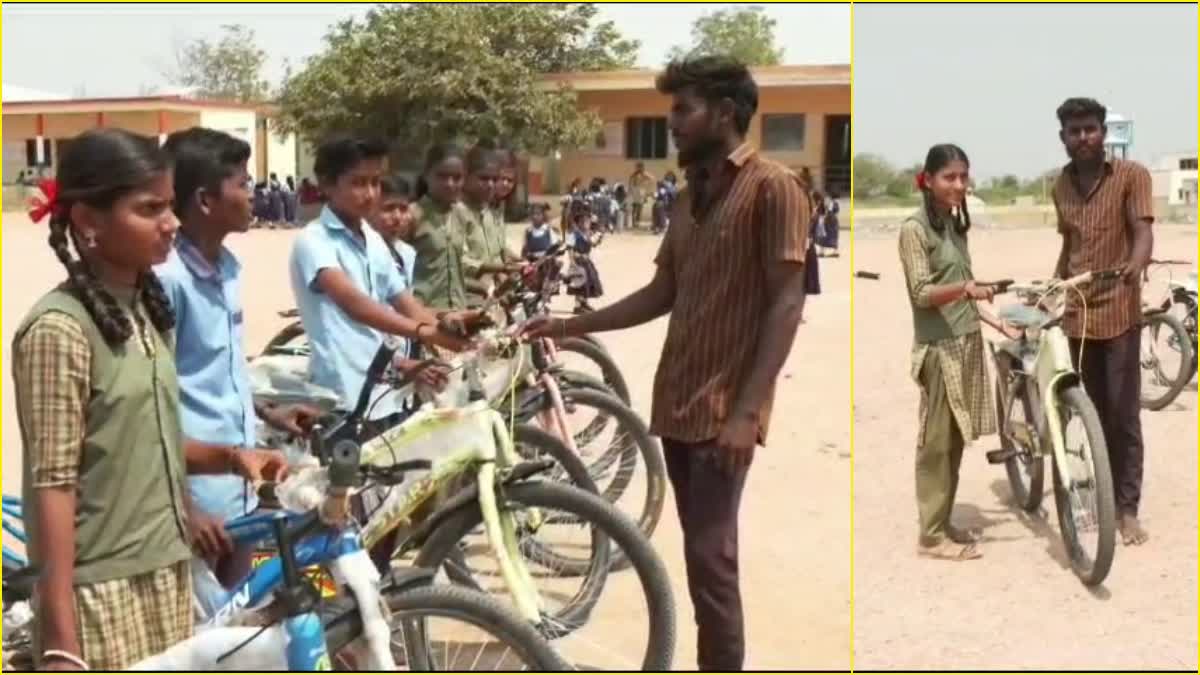 A Labour Donate Bicycles To Students