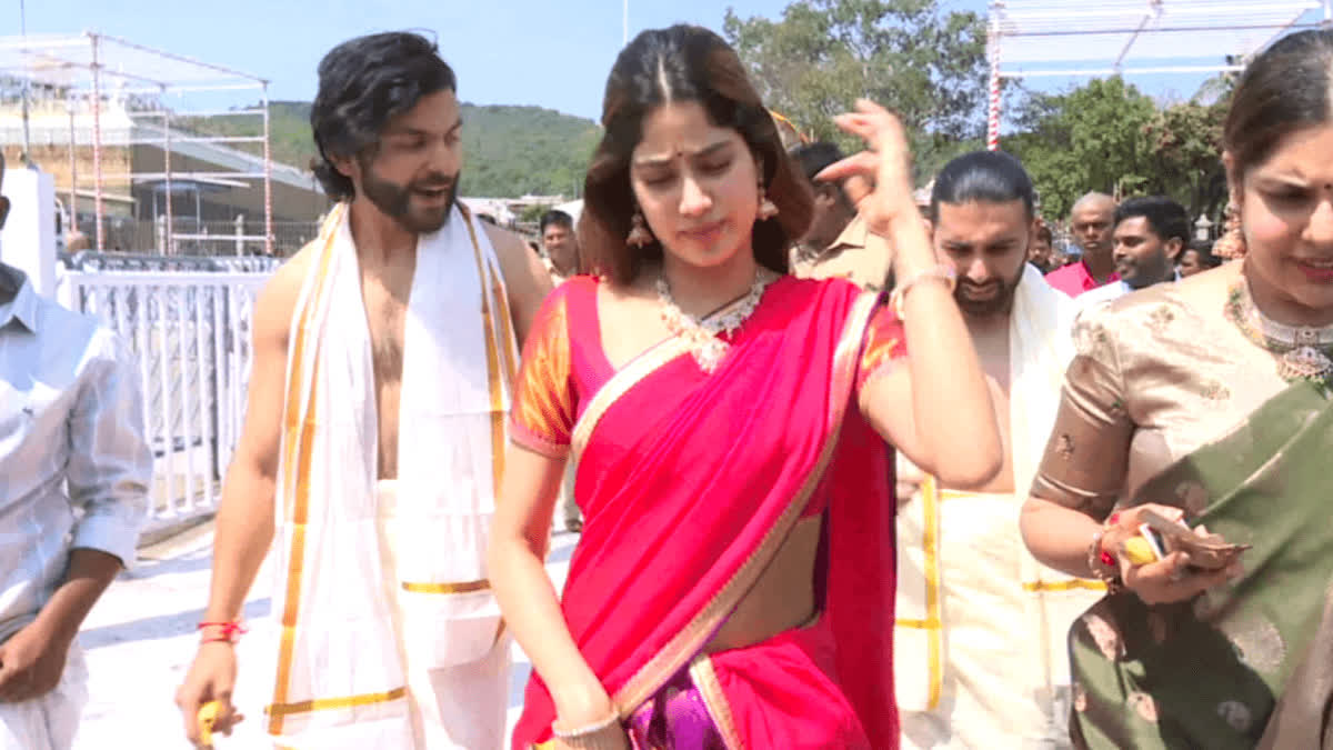 WATCH | Janhvi Kapoor, Shikhar Pahariya Visit Tirupati on Her Birthday with Orry in Tow