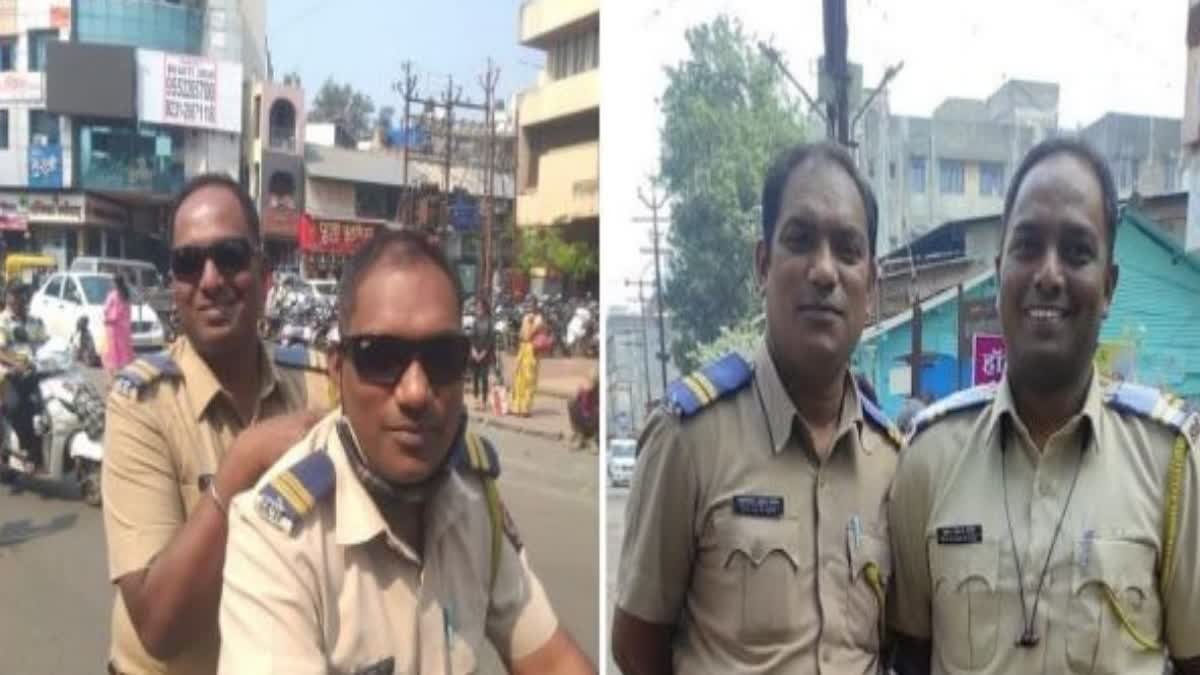 Policemen look like twins in Kolhapur
