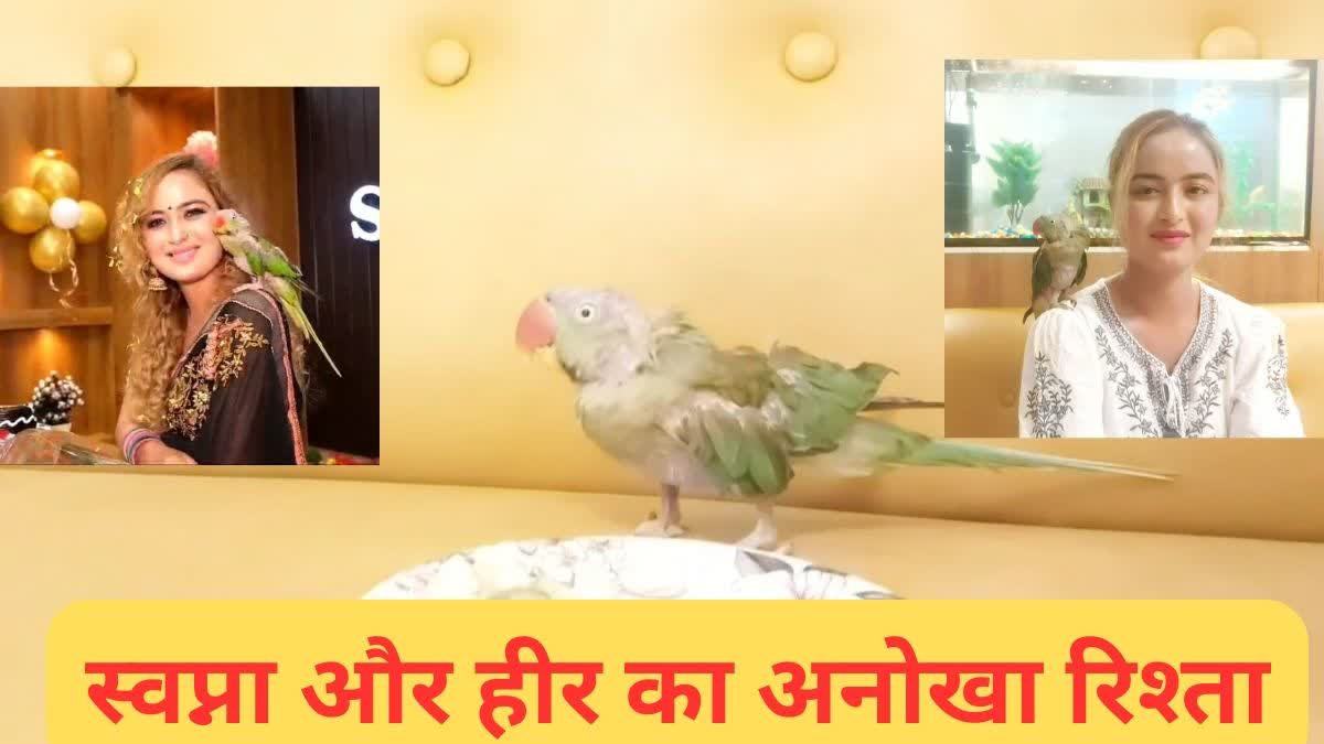 Surguja Swapna and parrot Heer