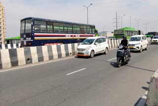 गाजीपुर बॉर्डर पर कड़ी सुरक्षा