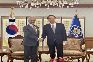 External Affairs Minister S Jaishankar on Tuesday called on South Korean Prime Minister (Photo - Social Media)