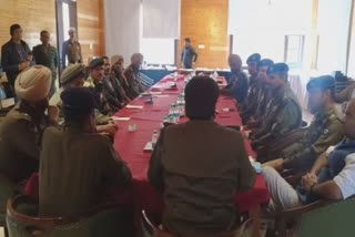 3 states police officers of held a meeting regarding the Lok Sabha elections