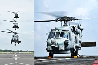 MH 60R Seahawk Helicopter  Indian Navy  നാവികസേന  സീഹോക്ക് ഹെലികോപ്റ്റർ  എംഎച്ച് 60 ആർ  സീഹോക്ക്