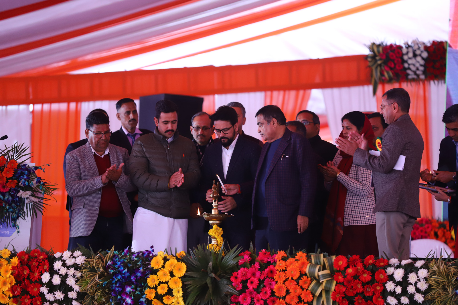 Vikramaditya Singh Praise Union Minister Nitin Gadkari in Hamirpur