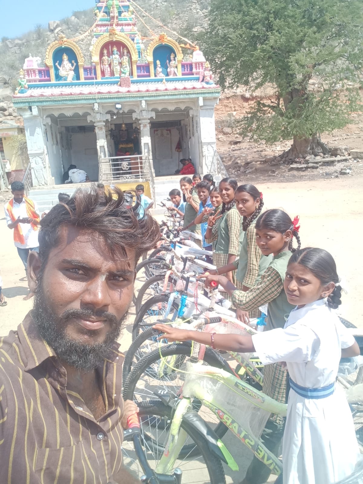 A Labour Donate Bicycles To Students