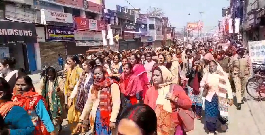 Anganwadi protest