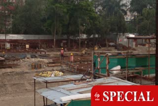 kolkata-metro-extension-hits-club-tent-in-maidan