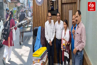 A student of Darrang College honoured for showing humanity
