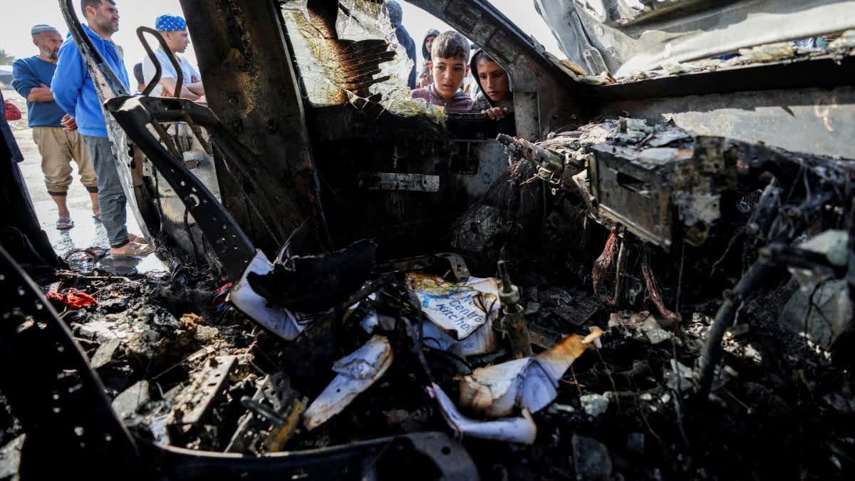 The Israeli military says that it has dismissed two officers and reprimanded three others for their roles in an attack in central Gaza that killed seven aid workers in a food-delivery mission.