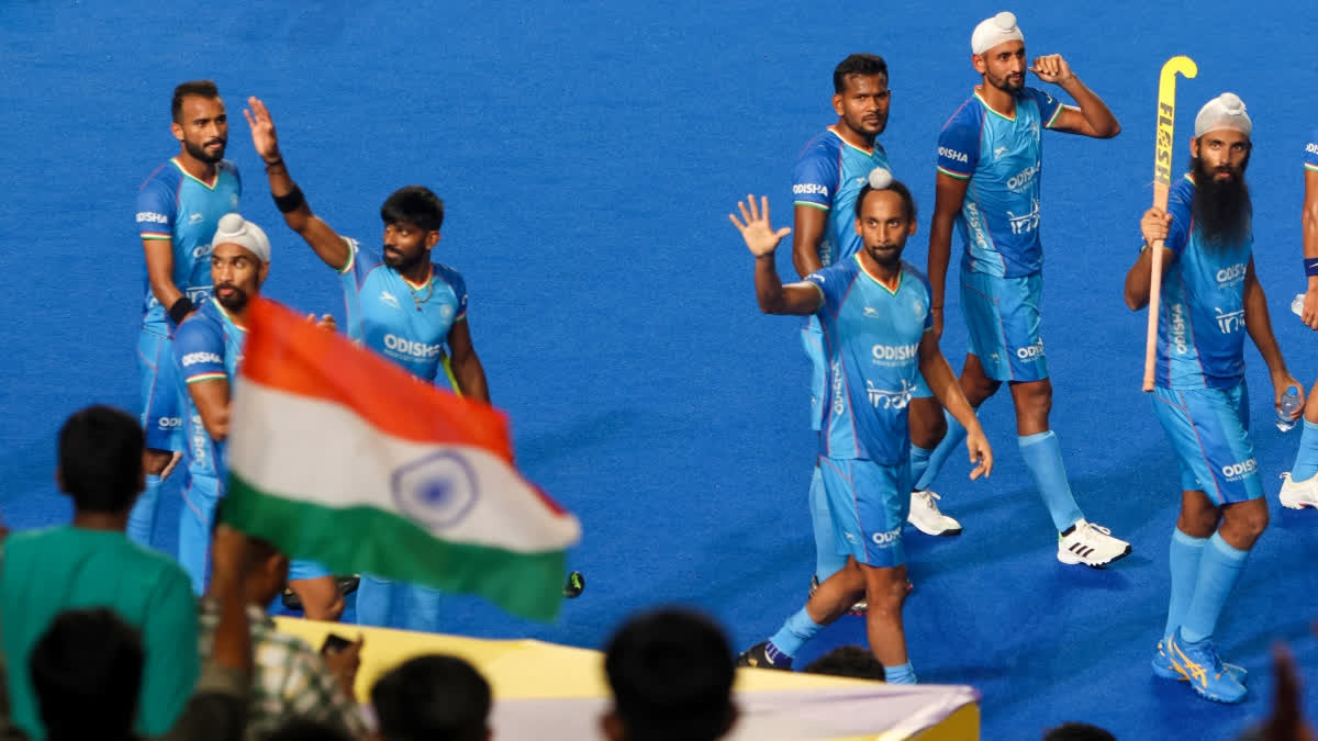 Indian Men's Hockey team faced a heavy defeat against formidable Australian side by 1-5 in their series opener in Perth on Saturday.
