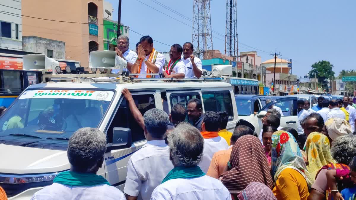 G.K.Vasan election campaign