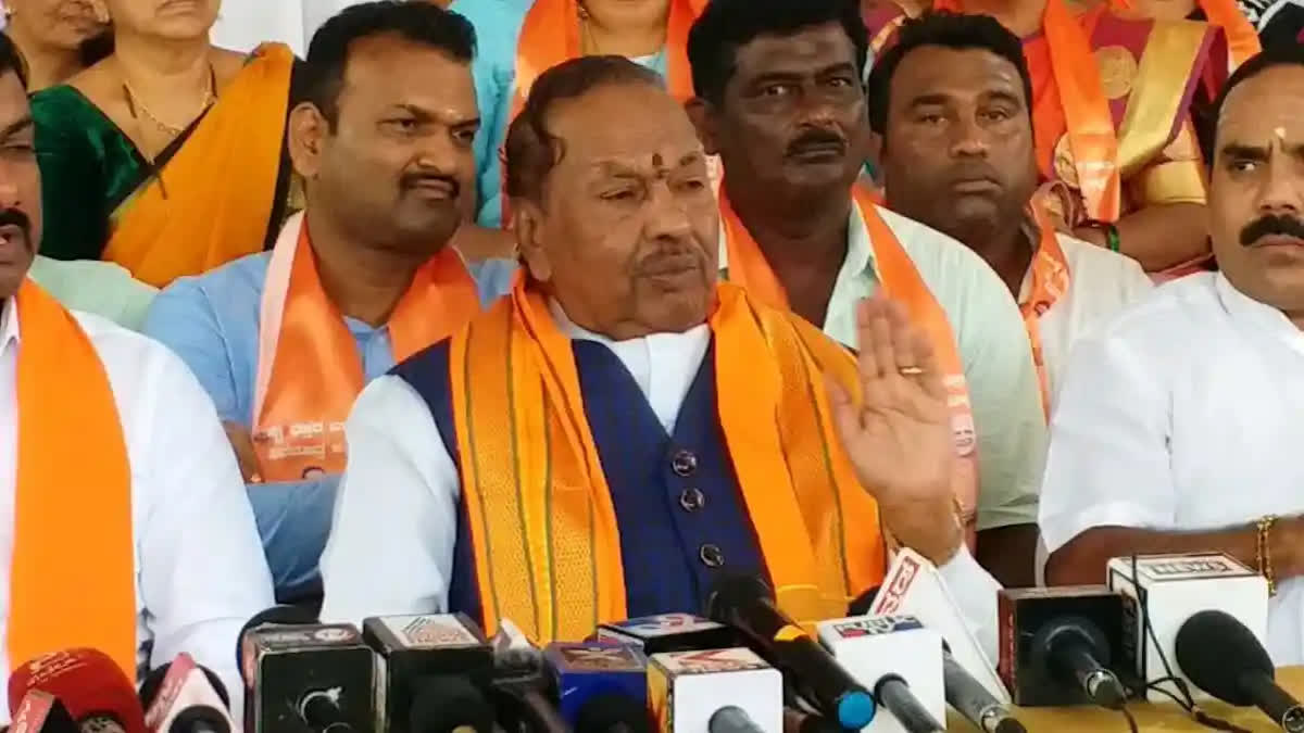 KS Eshwarappa Filed a Caveat to Court over Use of PM Modi Photo in Election Campaign