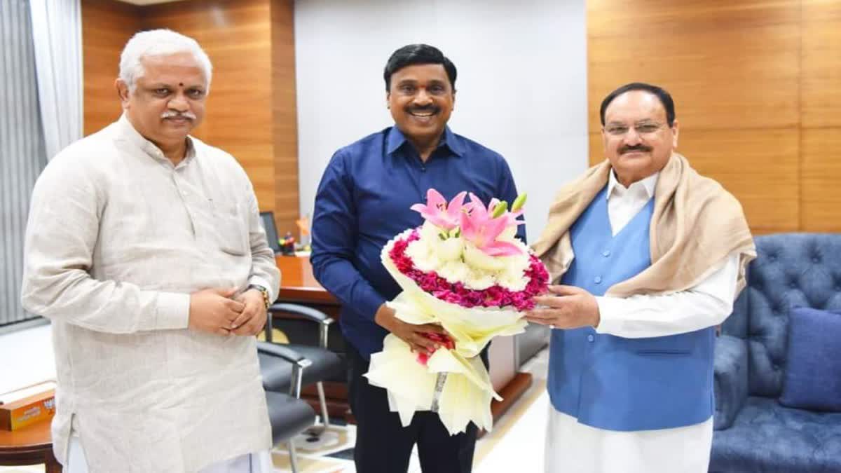 mla-janardhana-reddy-met-bjp-national-president-jp-nadda-in-delhi