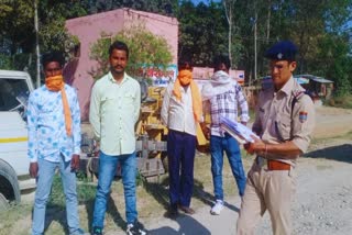 Action against criminals in Laksar