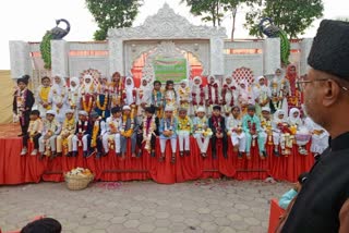 36 children from the same community observed their first fast In Indore