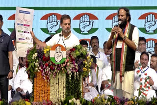Rahul Gandhi Release Congress Manifesto in Tukkuguda