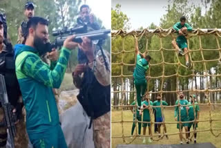 PAK PLAYERS ARMY TRAINING