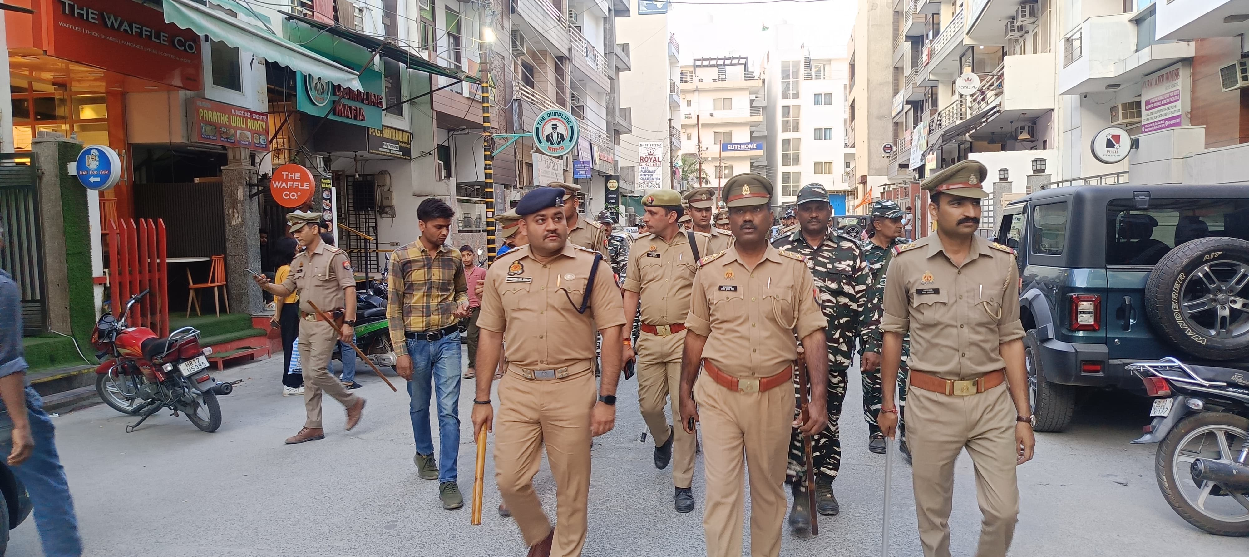 आचार संहिता लगते ही नोएडा पुलिस अलर्ट