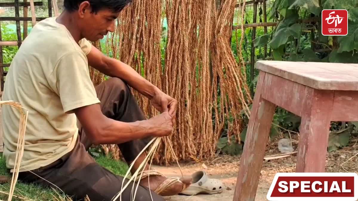 Farmers are busy making pagaha for rangali bihu in Dibrugarh