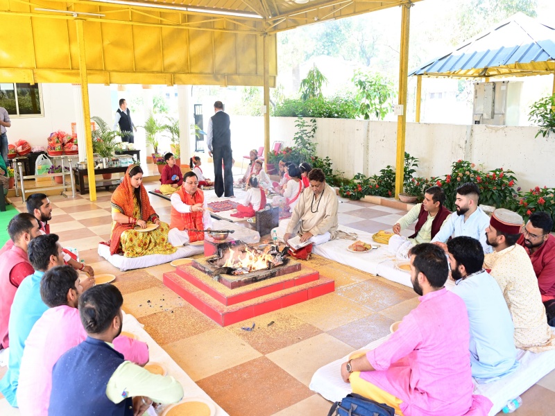 CM Dhami Kanya Pujan