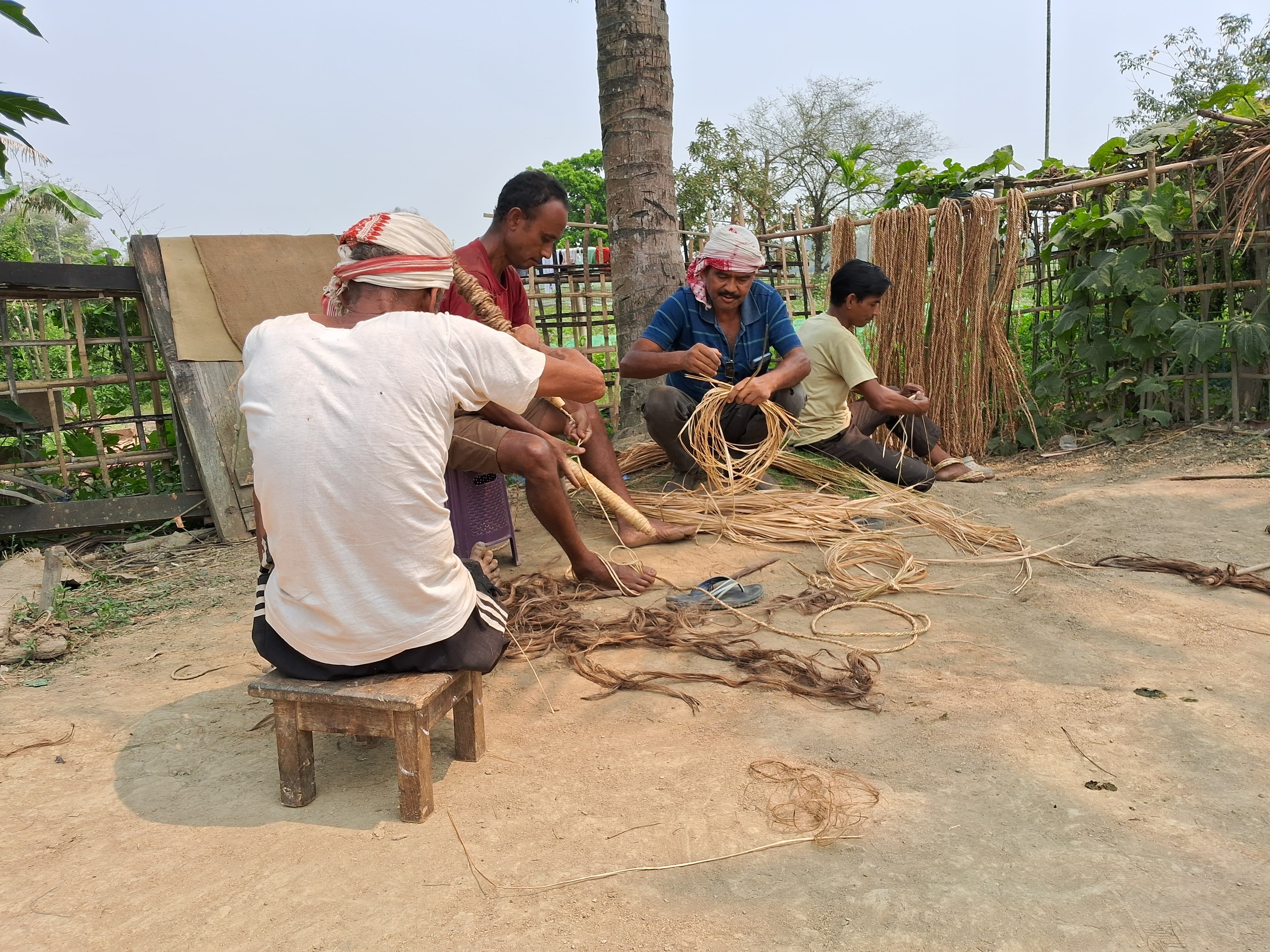 Farmers are busy making pagaha for rangali bihu in Dibrugarh