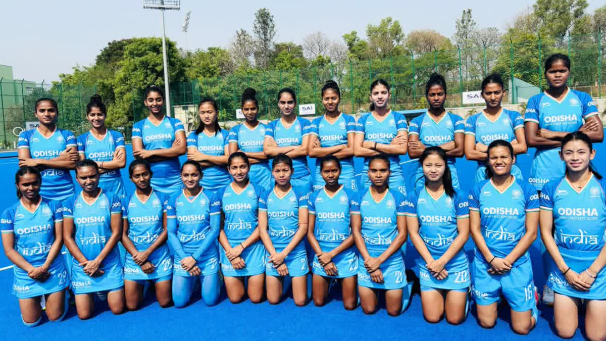 INDIAN JUNIOR WOMENS HOCKEY TEAM