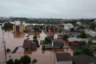 103 PEOPLE MISSING  BRAZIL FLOOD  BRAZIL MUD SLIDE  GUAIBA RIVER