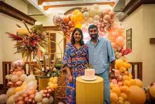 Jasprit Bumrah and Sanjana Ganesan