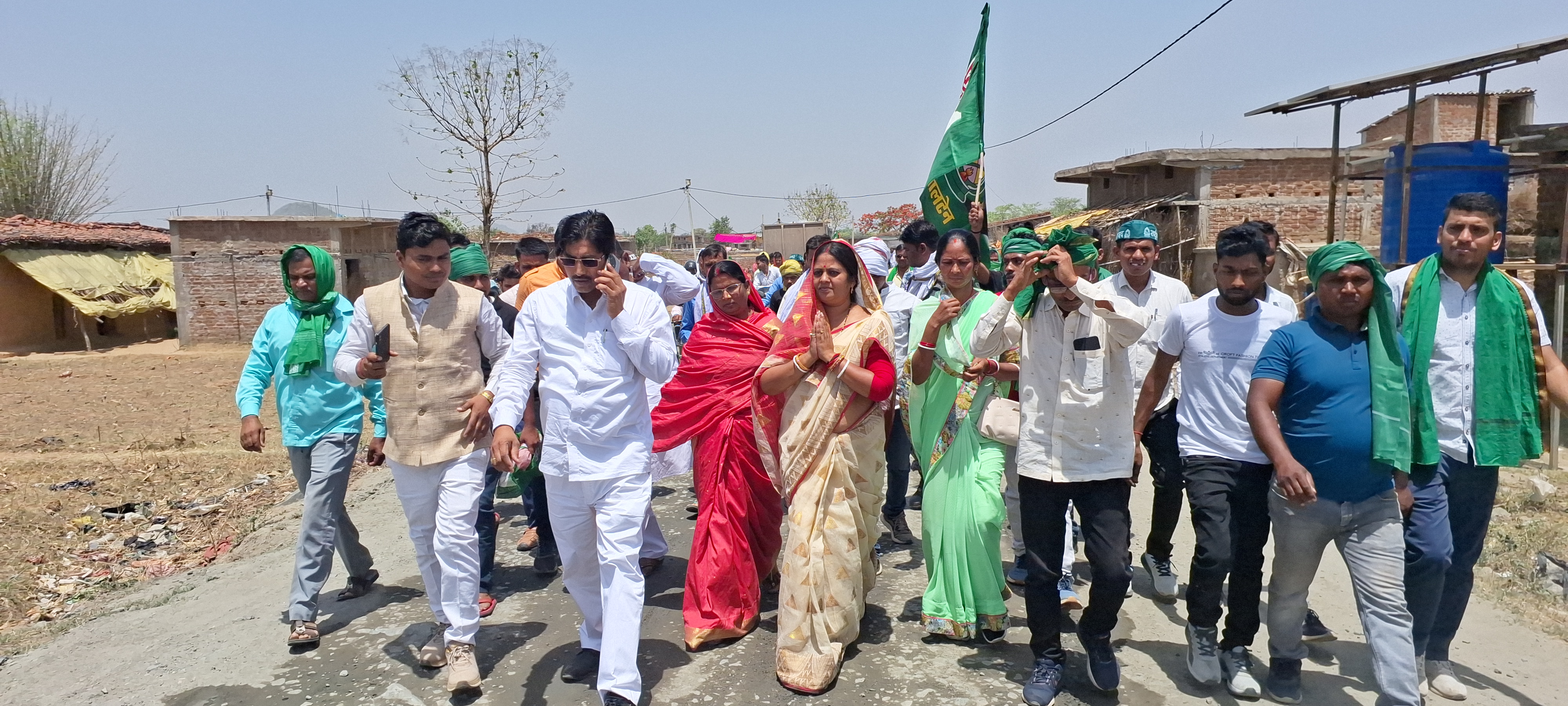 Campaigning in support of RJD