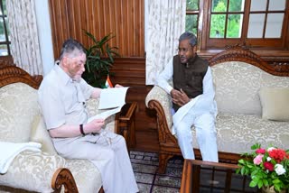 Babulal Marandi met Governor