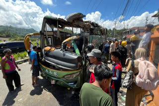 At Least 12 Dead In Indonesia Bus Crash After Brakes Apparently Failed, Police Say
