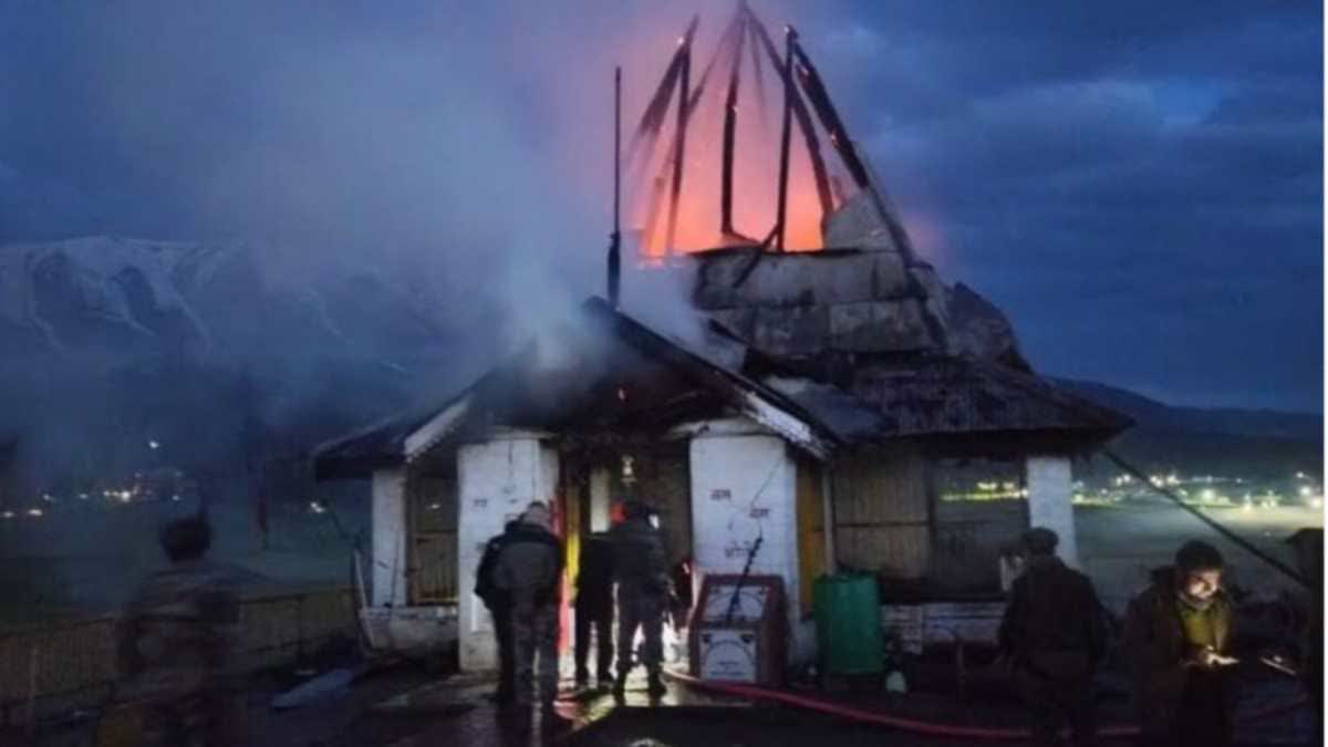 GULMARG SHIV TEMPLE GUTTED