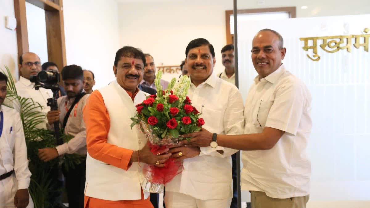 CM MOHAN YADAV REACHED DELHI