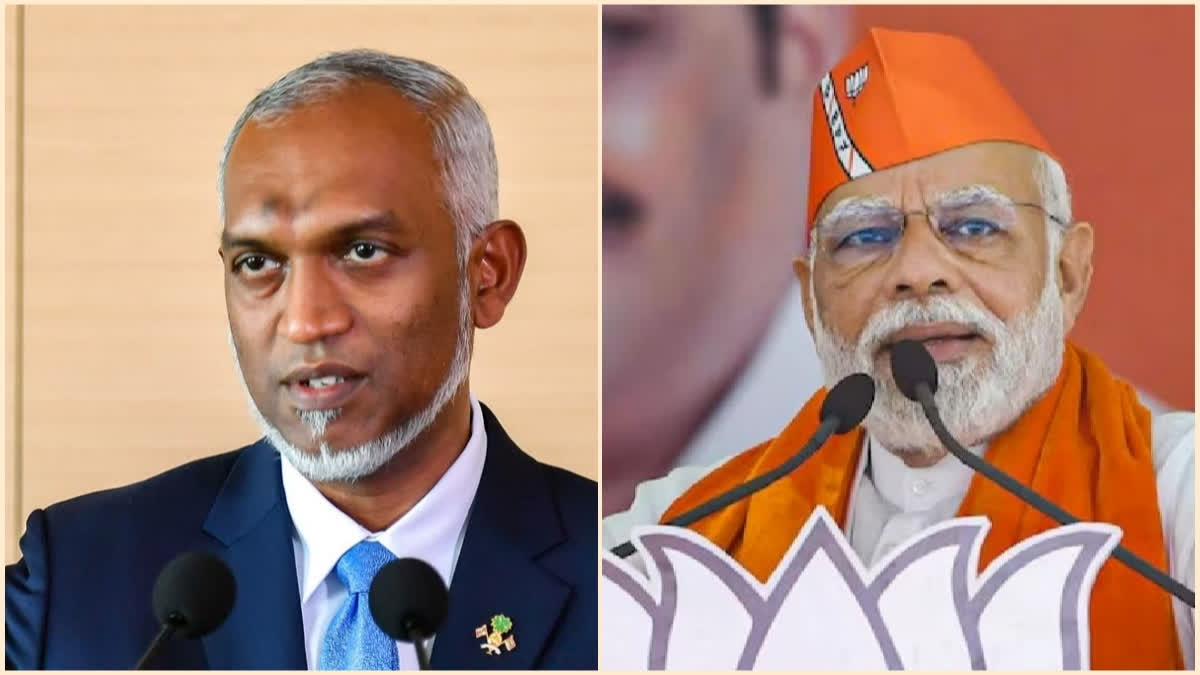 Muizzu in a post on X congratulated PM Modi on his win in the Lok Sabha polls and said that he is looking forward to working together to advance their shared interests in 'pursuit of shared prosperity and stability for our two countries'.